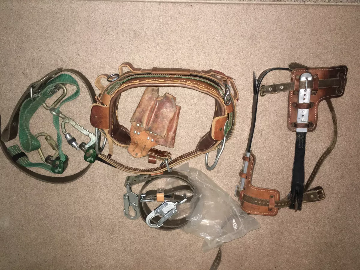 Buckingham lineman climbing gear set w/488 R/DWDC SZ 20,22,23,24