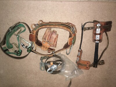 Buckingham lineman climbing gear set w/488 R/DWDC SZ 20,22,23,24