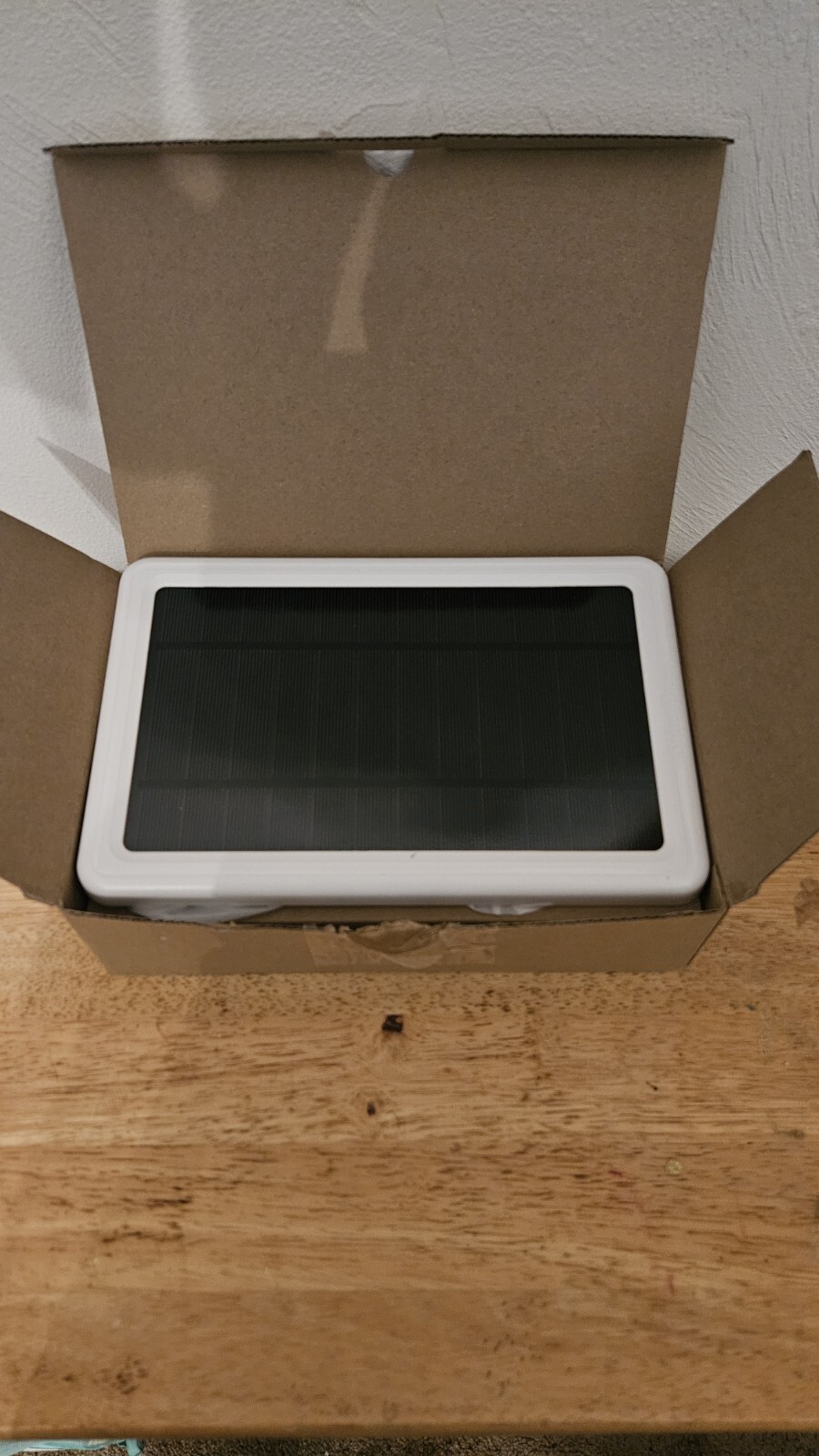 NEW Solar Panel Charger White Battery Panel/Stand