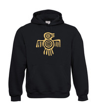 AZTEC BIRD II Indianer Zeichen  I Sprüche I Fun I Lustig bis 5XL I Herren Hoodie