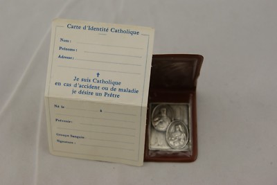   CATHOLIC IDENTITY CARD V.H.M FOUNDERS FRANCIS de SALES + JANE FRANCES CHANTAL 