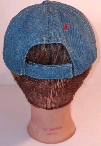 Mickey Mouse Disney Girls Denim Hat Cap Blue - Picture 3 of 7