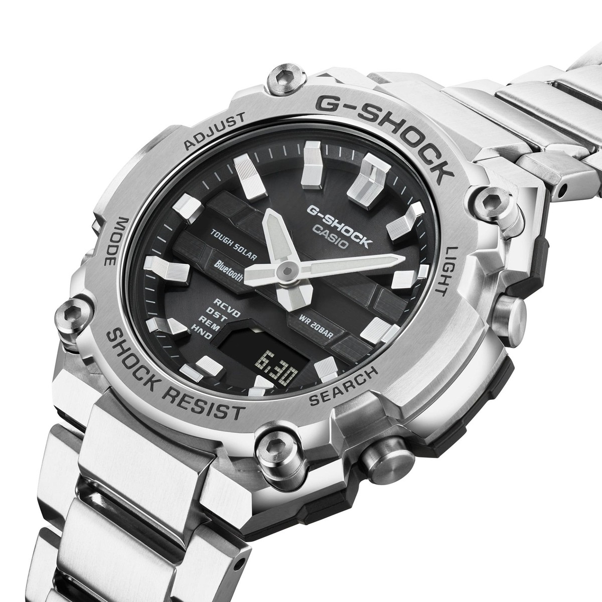 CASIO G-SHOCK GST-B600D-1AJF G-STEEL Bluetooth Solar Watch Black
