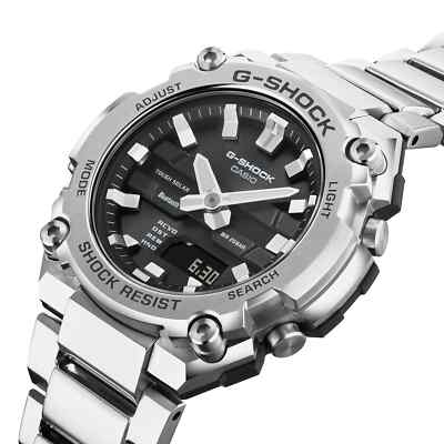 CASIO G-SHOCK GST-B600D-1AJF G-STEEL Bluetooth Solar Watch Black