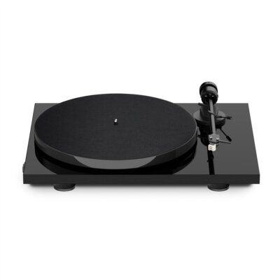 Pro-Ject Plattenspieler E1 Phono Schwarz Hochglanz