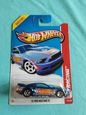 2013 Hot Wheels International 13 Ford Mustang Gt Blue 106250 Great Card Race 2013 Hot Wheels International 13 Ford Mustang Gt Blue 106250 Great Card Race