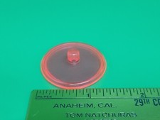 Vintage Barbie Doll House Kitchen Pink Clear LID Toy Mini Round Pot Pasta Pan