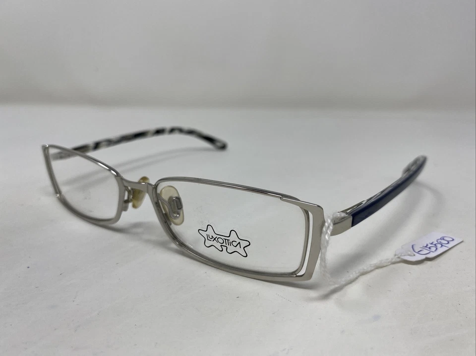 Armação de óculos Luxottica Italy LU 2524 030 52-16-135 prata brilhante T28 - Imagem 2 de 4