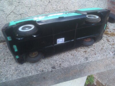 Ancien Jouet France Jrd Jeep Willys Remorque Tole Cij Dinky Jep 1950