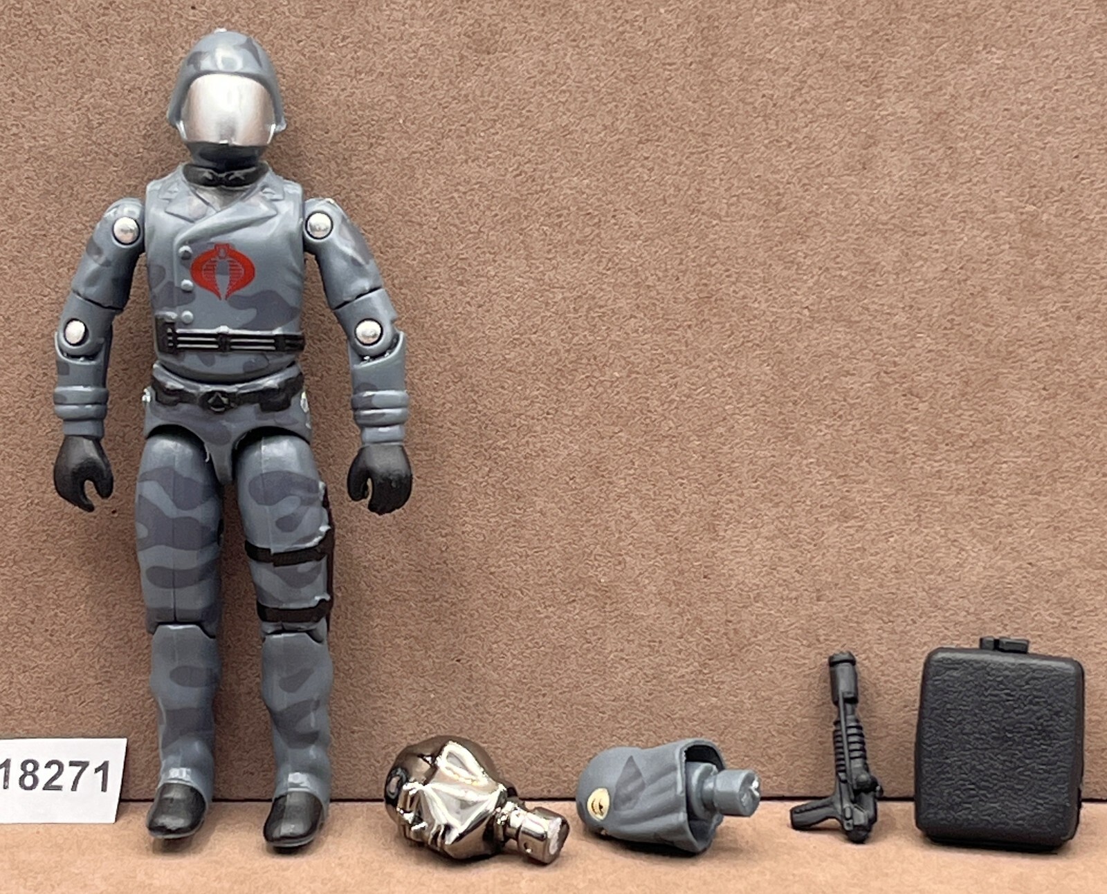 BLACK MAJOR CUSTOM URBAN COMMANDER G.I. Joe 3.75