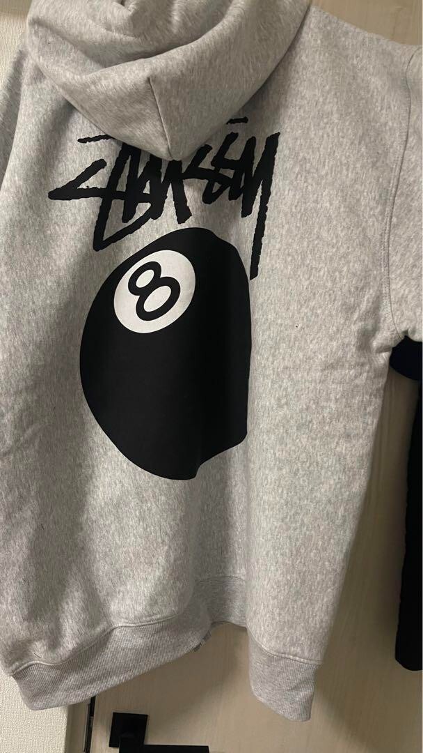 STUSSY 8 Ball Zip Hoodie Fleece Ash Heather Size XL Men | eBay STUSSY 8 Ball Zip Hoodie Fleece Ash Heather Size XL Men | eBay
