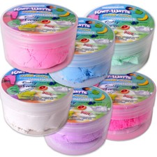 6 Dosen Duft Knete Watte Knetmasse Kinderknete Clay Aromaknete Fruchtig 210g
