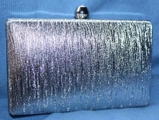 CHARMING CHARLIE RSVP EVENING PURSE SILVER NEW WITH TAGS (CLUTCH OR SHOULDER)