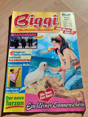 Biggi Comic Heft Nr.102 Christopher Lambert, bananarama mit Poster 