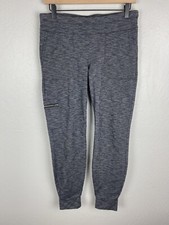 ATHLETA Women’s Size SMALL Gray Space Dye METRO JOGGER Pants Athleisure Stretch