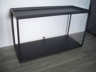 Wandregal Black Cube puristische Form Metall schwarz H/L/T : 35 x 60 x 25  cm D