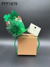 Lucky Brand  St. Patrick's Day  Top Hat with Clovers  Rainbows Headband