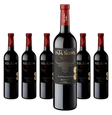 6 x Pata Negra Tempranillo Roble Toro   2023