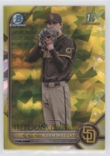 2022 Bowman Chrome Draft Sapphire Edition Yellow 9/99 Adam Mazur #BDC-4 09an