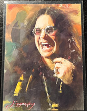 Ozzy Osbourne 2023  Ed Vela signed #4 and #d 6/50!  OZZY BAND,  BLACK SABBATH