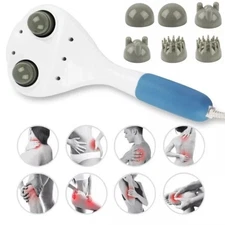 Handheld Back Massager Double Head Electric Full Body Massager Massage Hammer