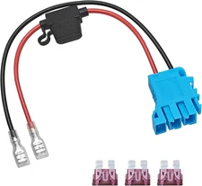 12 AWG Wire Harness Connector Compatible with Peg Perego 12 Volt Battery Ride on