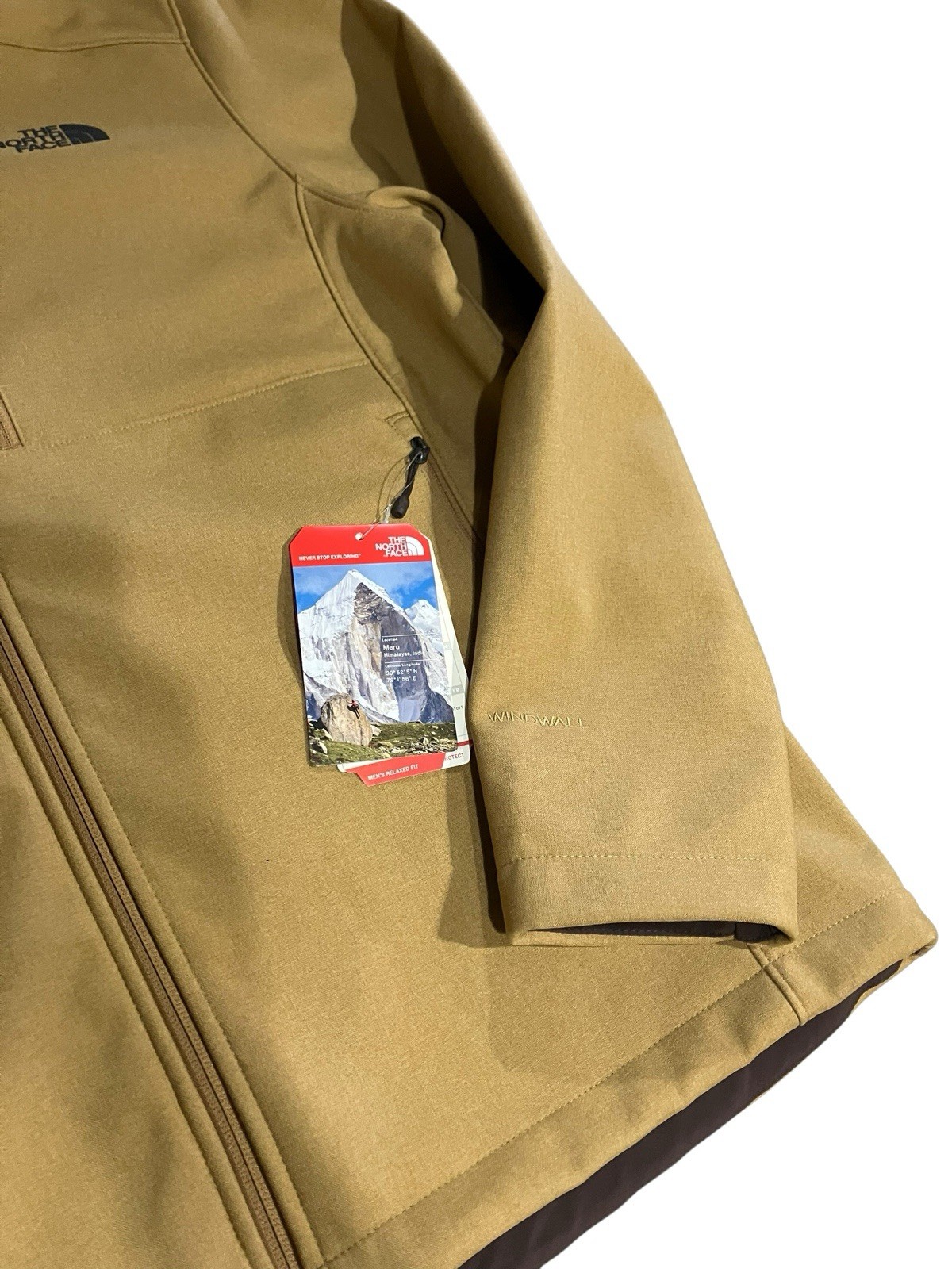 NEW The North Face Men’s Apex Bionic 2 Jacket Utility Brown Size Large NF Coat thumbnail 3