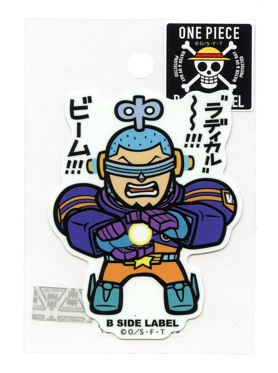 MENU 　ステッカー　フランキー ONE PIECE Franky Sticker Vol.7 B-Side Label Japan Exclusive