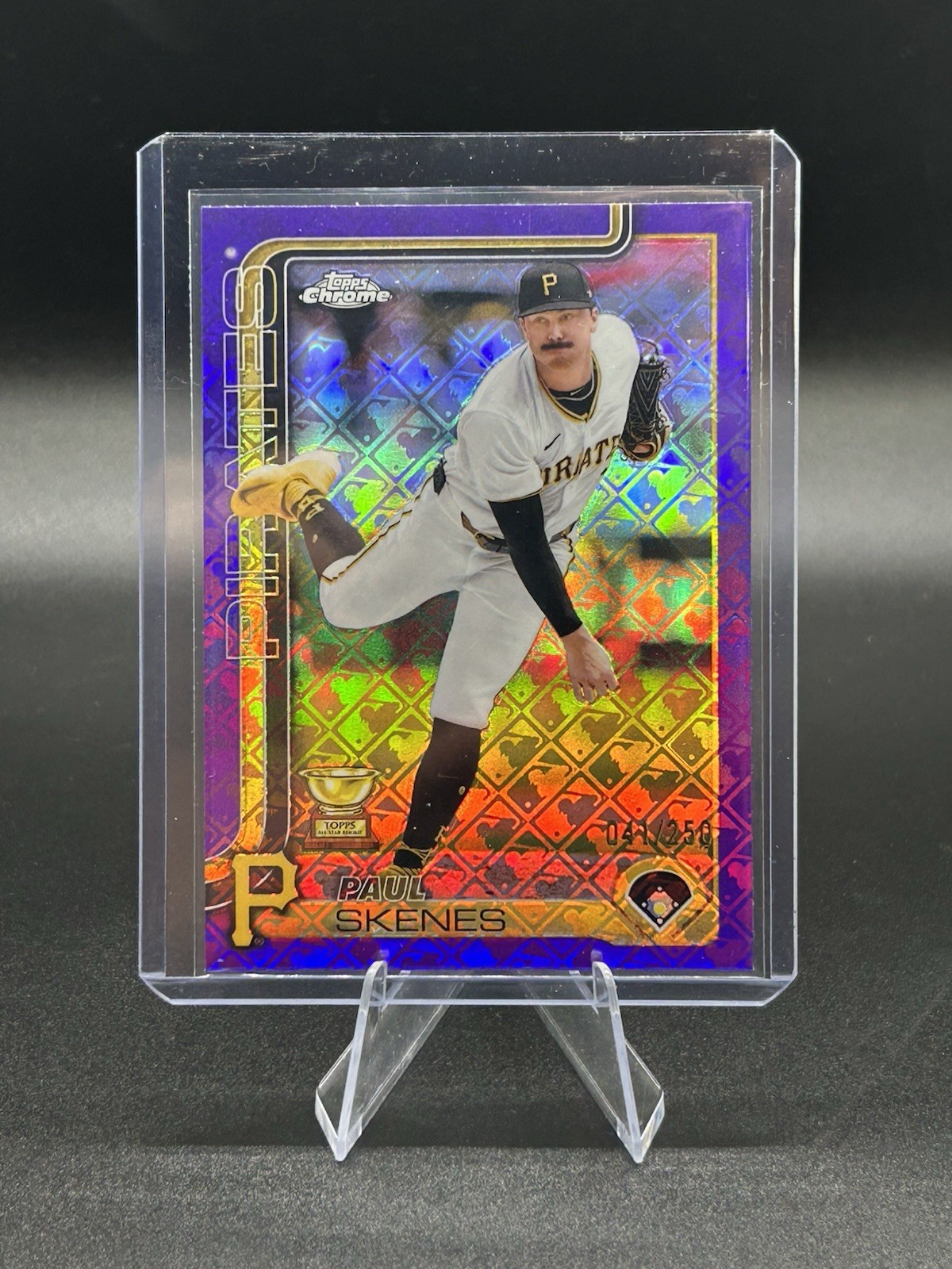 2025 Topps Chrome - Paul Skenes #300 Purple Refractor /250 Pittsburgh Pirates