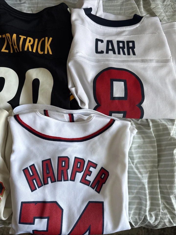 Lote de camisetas deportivas juveniles majestuosas Nike NFL/NBA/MLB - 5 camisetas Foto 3 de 4