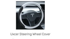 Uxcer Funda De Cuero Prmium Para Volante De Tesla