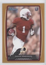 2013 Bowman Gold 263/399 David Amerson #217 0l2