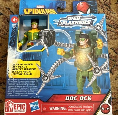 Hasbro Marvel Spider-Man Epic Hero Series Doc Ock Web Splashers & Wolverine
