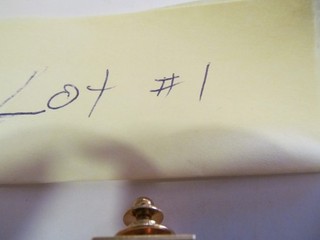 VTG Utility Employee Service Award Pin ACO 10KT With One Stone Lot 1 3.6 grams