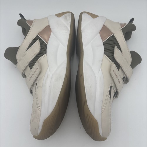 MICHAEL KORS Womens Trainers Size 11 M Unique Green /beige - Picture 9 of 10