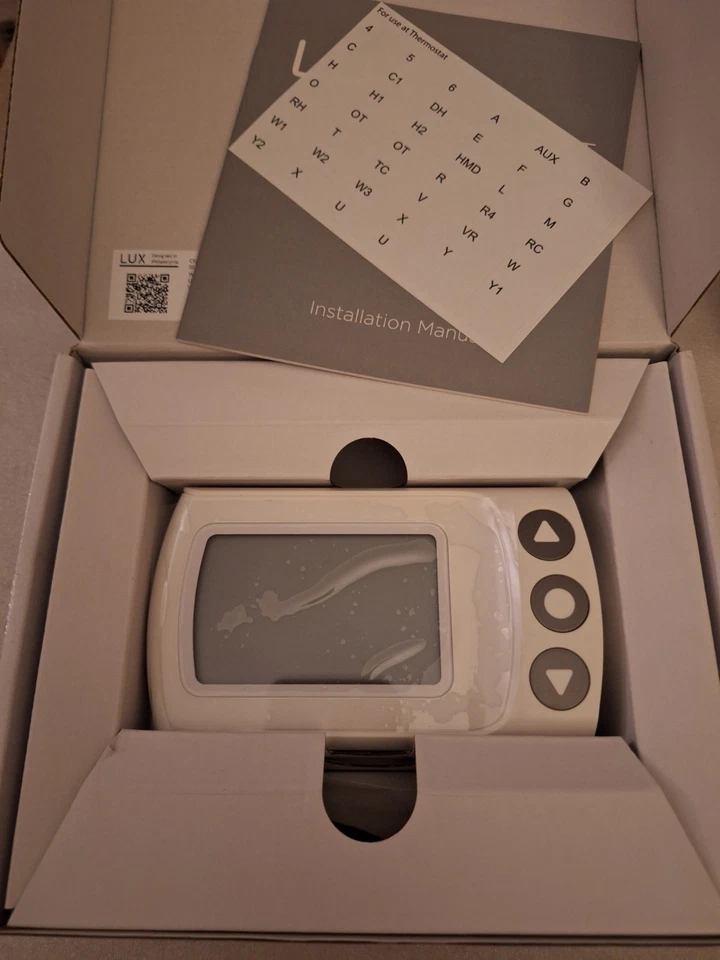 LUX CS1 Smart Programmable Digital Wi-Fi ThermostatAndroid and iOS App... - Image 4 of 4