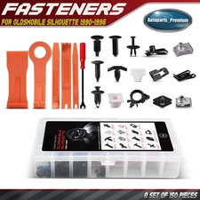 150Pcs Bumper Fascia Retainer Fasteners Kits for Oldsmobile Silhouette 1990-1996