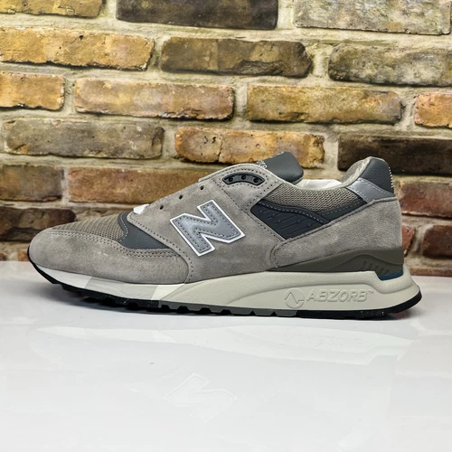 Mens Size 10.5 - New Balance 998 Grey Reflective Silver Made in USA U998GR