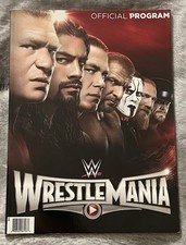 WWE WrestleMania 31 Official Programme 2015 Wrestling - Hall of fame - RARE
