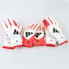 Adidas Predator/Copa Goalkeeper Gloves In Red And Black Adult Size 10 Lot of 3