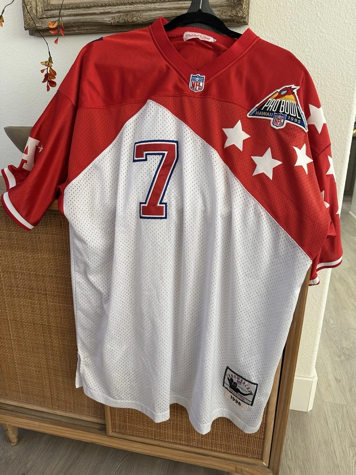 Camiseta deportiva vintage Mitchell & Ness NFL 1995 Hawaii Pro Bowl John Elway #7 talla 56 Foto 2 de 4
