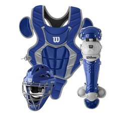 Wilson C200 Youth 3-Piece Catcher's Gear Set Royal Youth Small