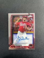 2025 Topps Chrome Yosver Zulueta Rc Rookie Chrome Auto BJSD
