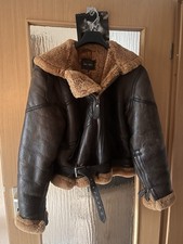 Fliegerjacke Lammfelljacke Bomber Echtleder