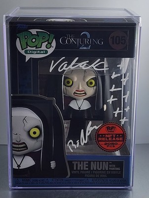 Bonnie Aarons Signed Autographed Funko Pop Digital 105 /2050 The Nun Conjuring 2