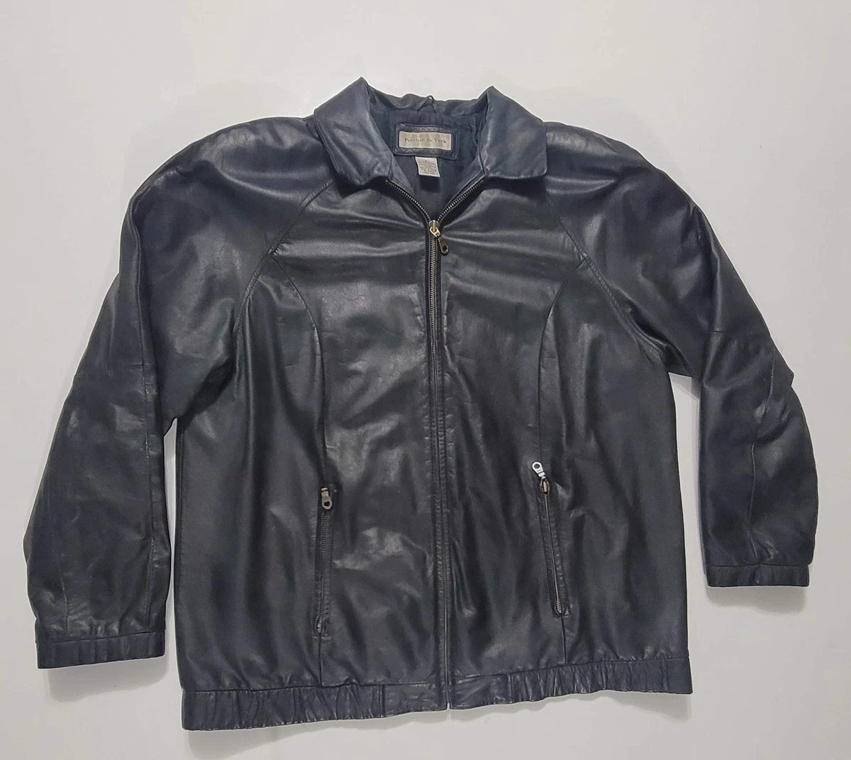 Preston & York Leather Outer Shell Coats, Jackets & Vests for Men 