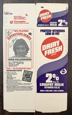 Chris Collinsworth Bengals 1986 Dairy Fresh NFL Players Milk Carton #20 Florida