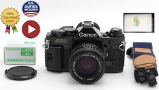  N MINT Canon AE-1 Program 35mm SLR film Camera NFD 50mm f/1.4 Lens From JAPAN
