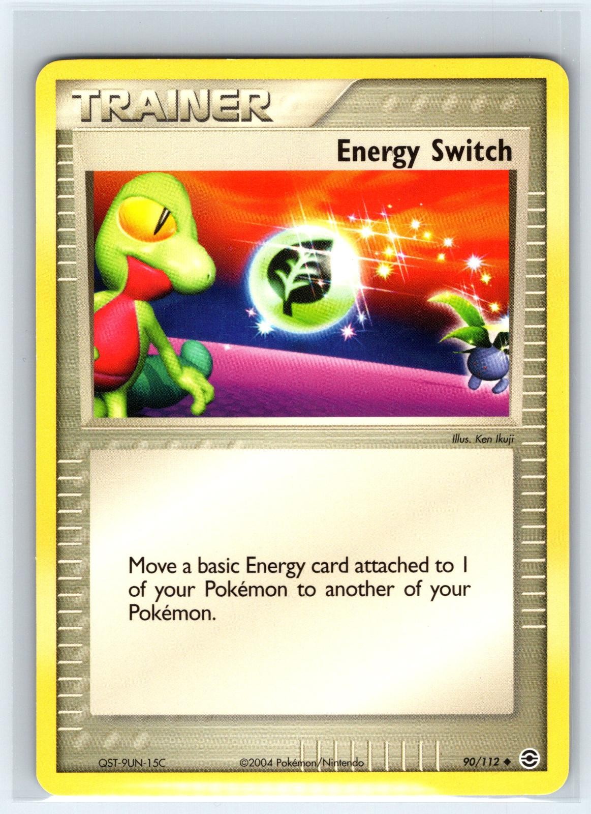 Energy Switch 90/112 Uncommon FireRed & LeafGreen Pokemon Lightly Played
