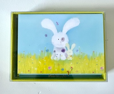 Papyrus Easter Bunny Note Card Set Dubravka Kolanovic 14 Cards 14 Envelopes- NEW